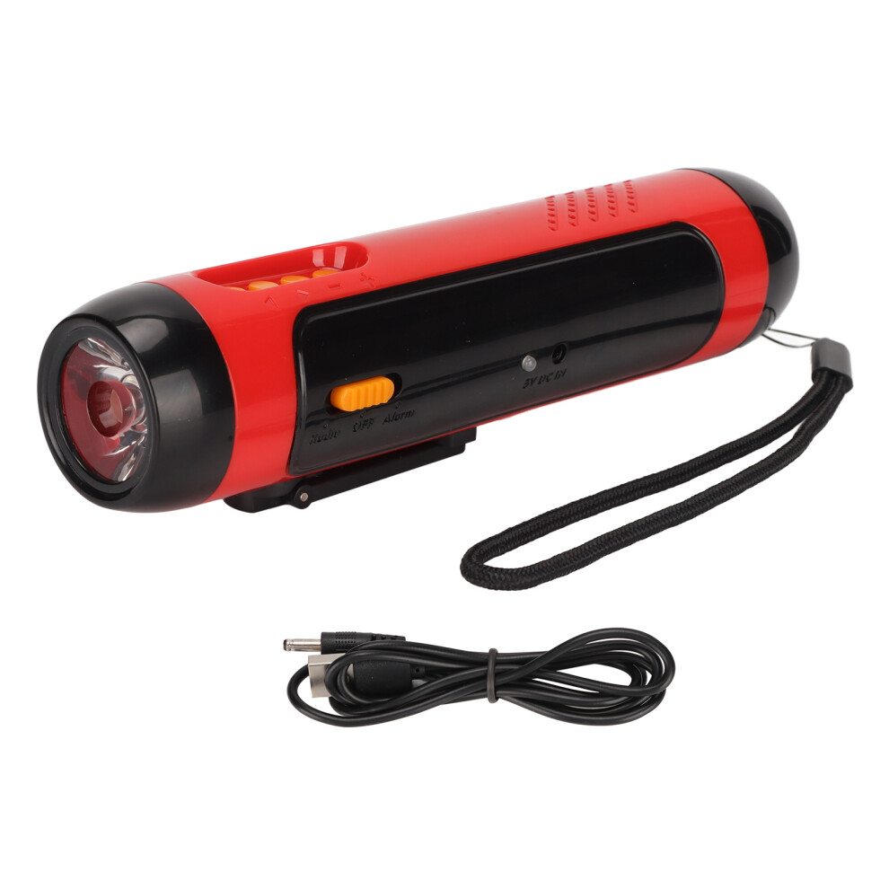 Hand Crank Solar Powered Flashlight, Rechargeable Emergency Survival Tool, Powerful Led Lamps For Outdoor Sports, Home, And Car Use, Durable Design Wi 9176269211349