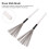 Steel Wire Drum Brush Kit with Maple Handle – White Percussion Tool Set 6