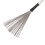 Steel Wire Drum Brush Kit with Maple Handle – White Percussion Tool Set 4