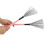 2PCS Pink Maple Drum Brush Dual Headed Percussion Stick with Steel & Rubber Tips 9