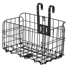 Bike Basket Rear Mount Folding Stainless Steel For Mountain Accessories