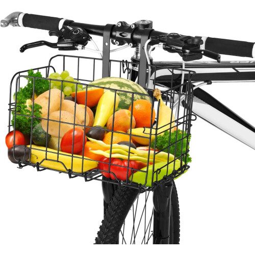 Hangkorb with rear rack and handlebar hook, robust and rustresistant, max. load: 10 kg 2