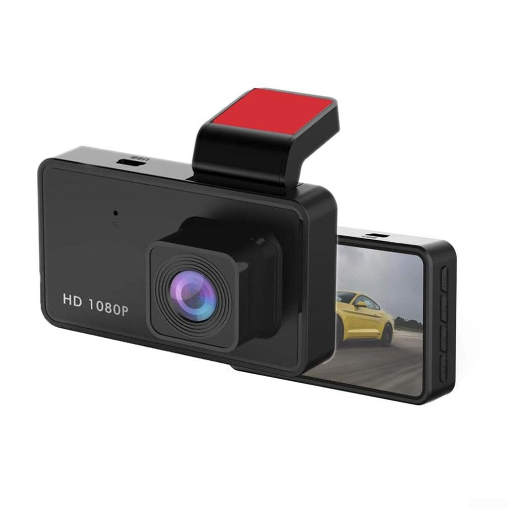 1080P Fhd Car Dvr With Gsensor, Loop Recording, 12V Vehicle Compatible Portable Dash Cam For Night Drive 9199774513081