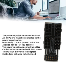 Innovatieve PCIe 5.0 modulaire adapter, 12V HPWR ATX 3.0 voedingsoplossing voor geavanceerde grafische kaarten, garandeert een soepele werking en
