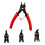 4 in 1 Snap Ring Pliers Set with Dual Function Design for Internal and External Circlip Removal 1