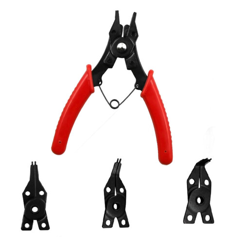 4 in 1 Snap Ring Pliers Set with Dual Function Design for Internal and External Circlip Removal