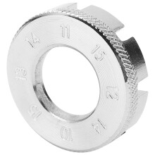 Cycle Spoke Nipple Wrench 8-Function Bike Wheel Rim Repair Silver