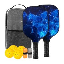 Paddle Set Professional Fiberglass Lightweight Paddle And Ball Kit, 7.8 X 15.67 Inches, Indoor Outdoor Play