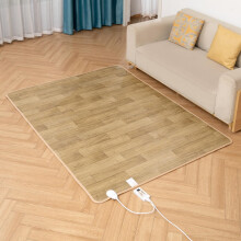 Heated Carpet Electric Heated Floor Mat Area Rug 100x100 CM For Office And Home Foot Warmer