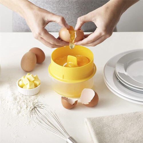 Eierenscheider, Eiwitscheider, -Eigeelscheider, Scheidt Maximaal 5 Eieren, Keukenhulpmiddel voor Thuisbakkerij 1