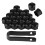 Wheel Nut Covers 20Piece Set 17/19/21mm With Removal Tool AntiTheft Black 19mm 1