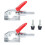 Push Pull Toggle Clamp - 6.6x4cm Iron Plastic Home Decor Tool 1
