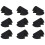 Removable Sponge Shoulder Pad No Sew Required-9 pairs black 1