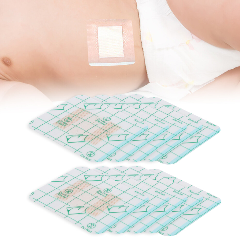10pcs Baby Navel Stickers Waterproof Belly Button Patch Safe for Swimming Kids