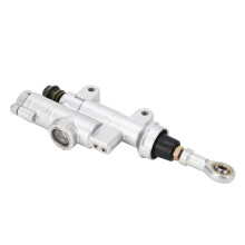 Pompette de maître-cylindre de frein arrière 10 mm pour moto tout-terrain, quad, moto, argent