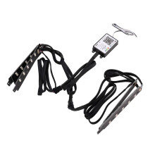 1Set für Mustang 2013-2017 RGBW Mehrfarbige LED DRL Tagfahrlichter Auto Drahtlose Steuerplatine