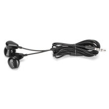 Slúchadlá do uší s izoláciou hluku so vstavaným mikrofónom, ovládaním hlasitosti, 3,5 mm konektor pre iPhone, Android, stereo basy,