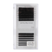 Einzelwimpern in Ellipsenform mit einzigartigem Eyeliner-Effekt, Premium-Qualität und wasserfestes Design für natürlich wirkende