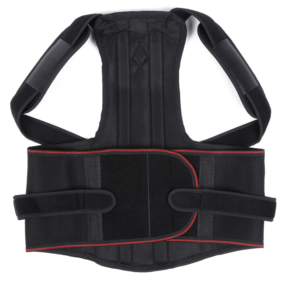 Ergonomic Posture Corrector Back Support, Medical Grade Adjustable Posture Corrector with Breathable Fabric for Relieving Back Pain and Supporting