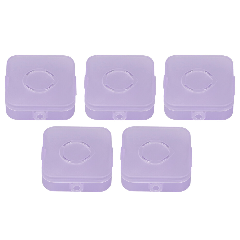 Non Toxic Polypropylene Material In Transparent Container Boxes With Hinged Lids Lightweight And Portable Sturdy And Durable Design Easy To Identify