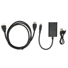 Design resistente con guscio in ABS di alta qualità, ampia compatibilità con Sega Saturn e TV moderne, la funzionalità plug and play garantisce