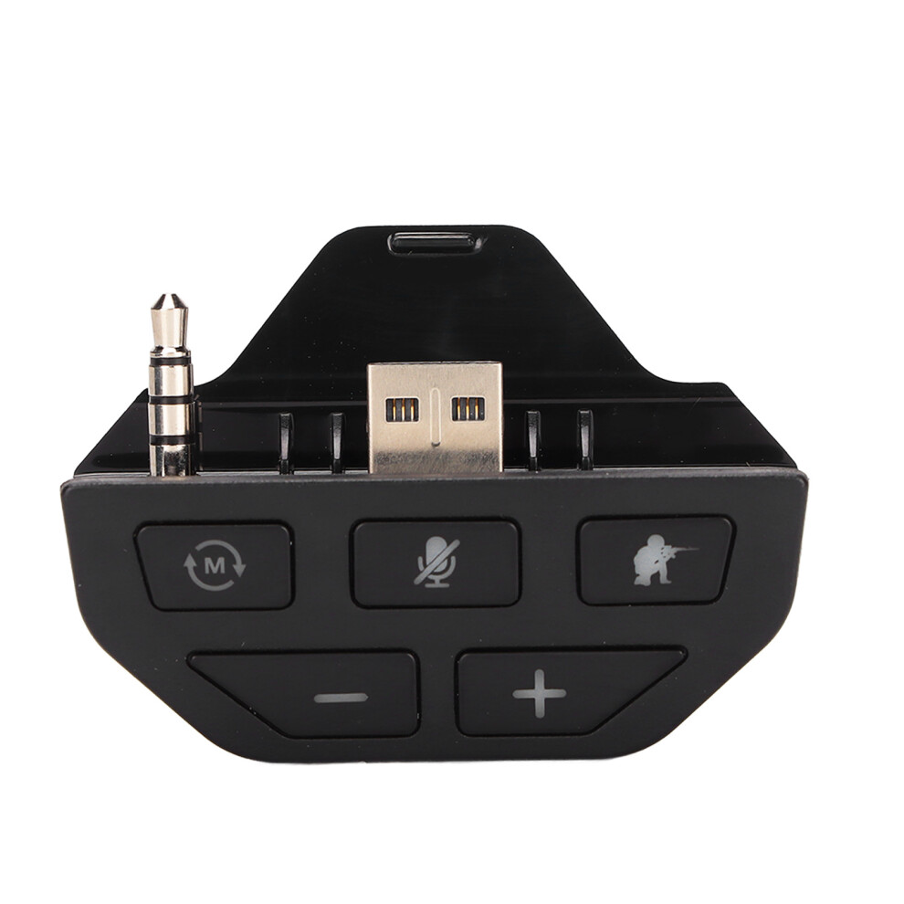 Stereo Audio Adapter For Xbox Headsets With Volume Control Scout Mode And Mute Functionality Compatible With Xbox One And Series X|S Controllers Multi 9012494902761