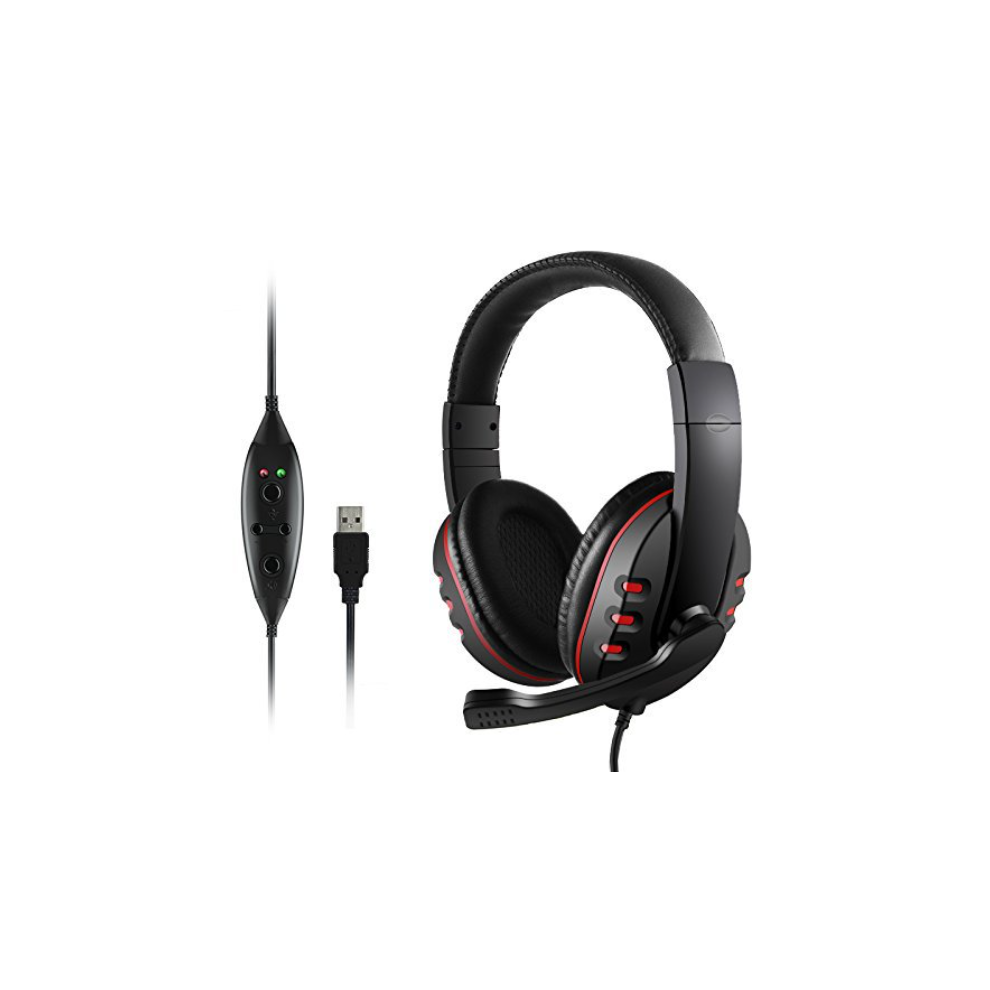 Gaming Headset, Comfortable Padded Headband Ensures Noise Isolating Experience, Perfect For Extended Gaming Sessions, Integrated Volume Controller For 9012494155952