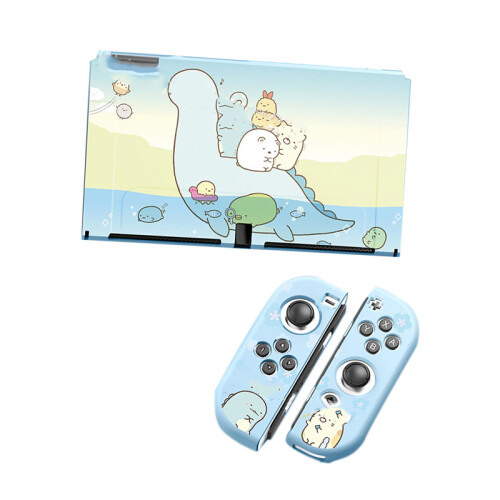 Capa protetora com estampa requintada para Nintendo Switch, capa macia ao toque e resistente a impactos com design ergonômico. 1