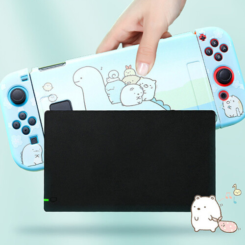 Capa protetora com estampa requintada para Nintendo Switch, capa macia ao toque e resistente a impactos com design ergonômico. 2