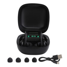 Bezdrôtové slúchadlá s otvorenými ušami, Bluetooth 5.4, ergonomické strihanie, ľahké, pohodlné, krištáľovo čistý zvuk, digitálny