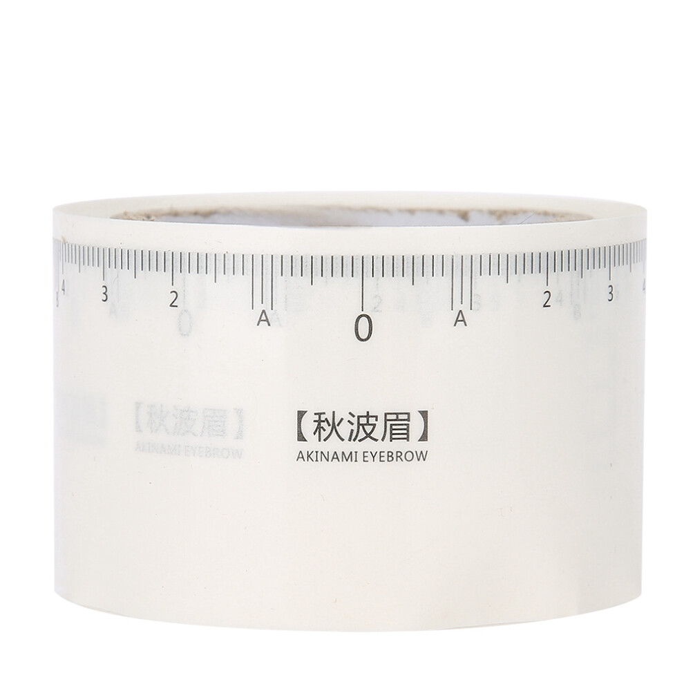 Brow Precision: Convenient Brow Mapping Eyebrow Ruler, Transparent Mapping Stickers And Adhesive Eyebrow Measurement For Hygienic Peel Stick Applicat