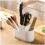 Kitchen Knife Block with MultiSlot Storage Rack and Removable Water Tray for SpaceSaving Organization 5