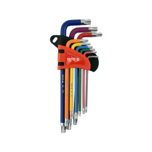 Torx Security Bit Set T10T50 with Tamperproof Design and Ergonomic Angle Screwdriver for Automotive