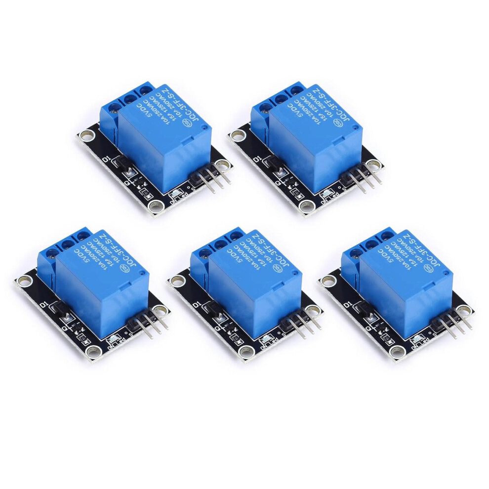 5Pcs 12V Relay Module Board 10A Electronic Controller For Arduino Motors Lights And Home Automation 9199774513982