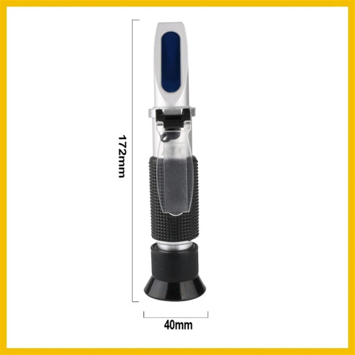 Refractometer 032% Brix, Handheld Optical Sugar Refractometer For Food & Beverages, ATC Temperature Compensation 1