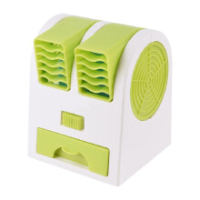 Dog Crate Fan USB Rechargeable Green Compact Pet Cooling Device For Dogs And Kittens