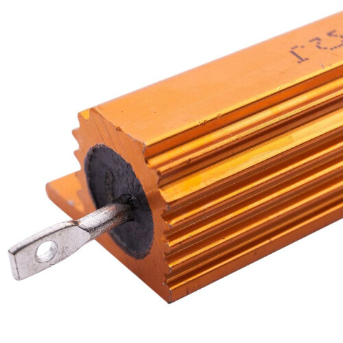 10X Plaque Or Aluminium Resistor Resistance 100W, 1 Ohm 1R 1