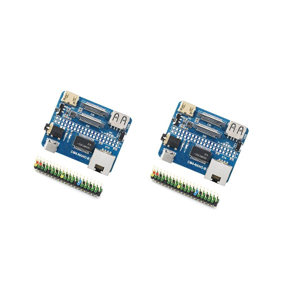 2X For Raspberry Pi Cm4 B Expansion Board Gigabit Rj45 Port 4K 30Fps 40Pin Gpio For Raspberry Pi Compute Module 4 6032033475016