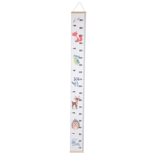 Decorative Kids Growth Ruler - Non-Toxic Cute Patterns Easy to Hang 1