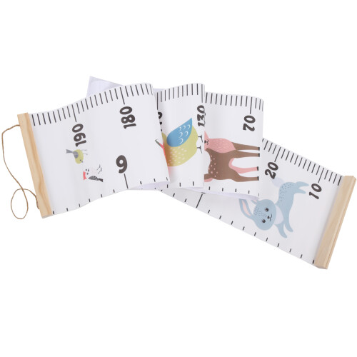 Decorative Kids Growth Ruler - Non-Toxic Cute Patterns Easy to Hang 2