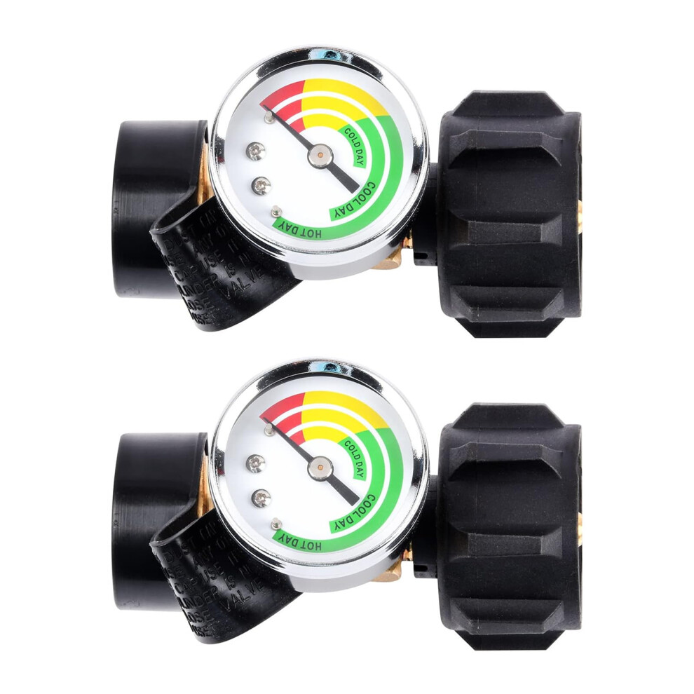 Propane Tank Gauge 2 Pack Cylinder Tank Level Indicator Replacement Universal Leak Detector For Fireplaces 9189345543586
