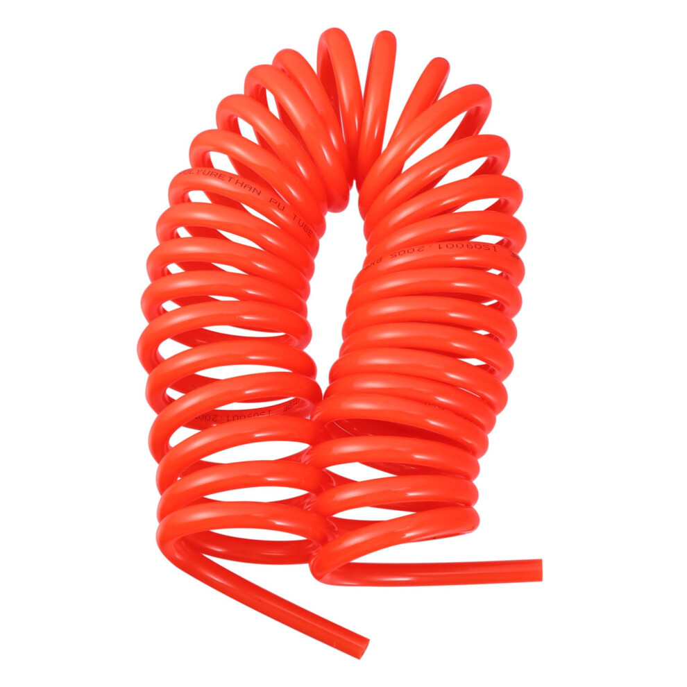 Recoil Air Hose Tube 6M Pu 8X5 Flexible Spring Hose For Air Compressors And Pneumatic Tools Without Connector 9382693102751