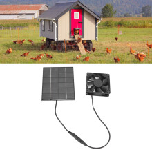 Solarmodul-Lüfter Exhaust-Ventil 6V Polysilizium 13,5x11cm Treibhaus Luftstrom
