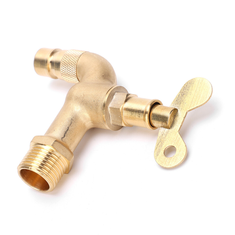 Brass Inwall Washing Machine Water Tap With G1/2In Thread And Single Handle 7891378684625