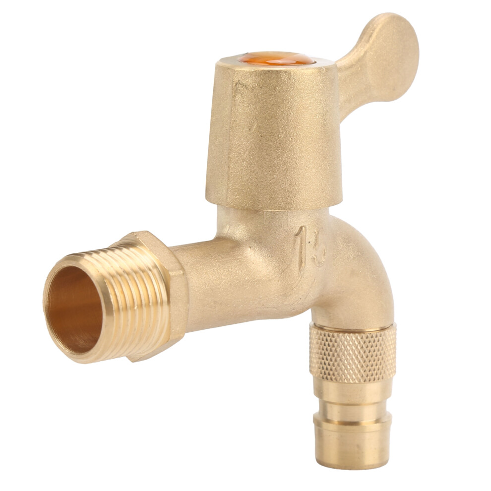 G1/2In Brass Water Tap With Spiral Opening Switch For Household Washer And Pipe 4991378684618