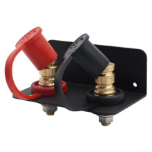 Battery Terminal Kit 250A with Protective Covers and Remote Charging Post for Cars Boats ATVs