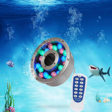 LED Underwater Pond Lights RGB Color Changing IP68 Waterproof 12V Fountain Ring Lamp