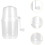 Manual Ice Crusher with Precise Texture Control for Cocktails, Desserts and Summer Drinks, White 4