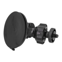 Auto Saugnapfhalterung 1/4 Zoll Schraube Scheibenhalterung Adapter Schwarz