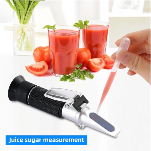 Refractometer 032% Brix Handheld Beer Sugar Meter ATC Optical Tester Model A 2